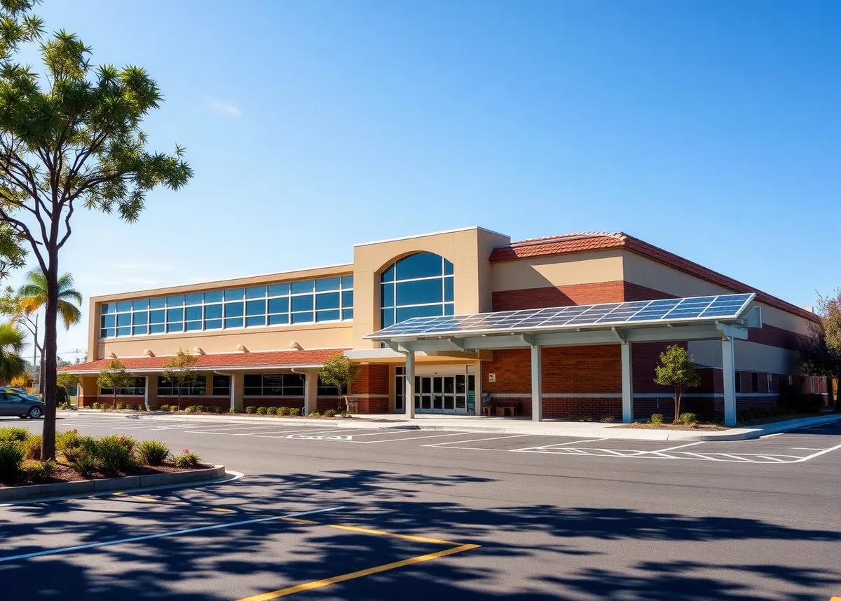Municipal solar project in Fallbrook, CA