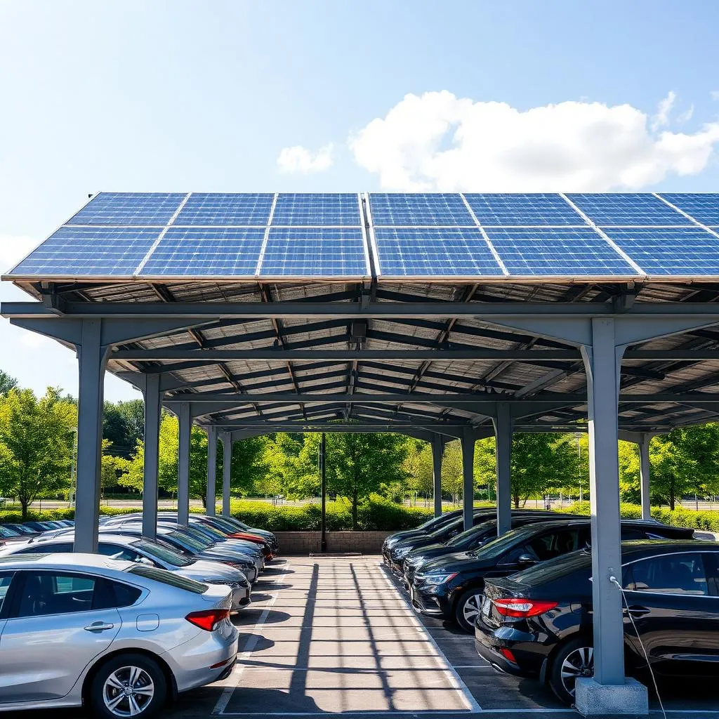 Solar Carport project in Southern California by Nuon Energy